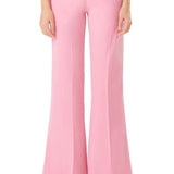 Wide Leg Trousers in Cashmere Pink