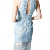 Hand Painted Silk Organza Dress