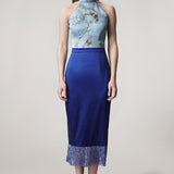 Hand Painted Silk Organza Top