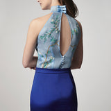 Hand Painted Silk Organza Top