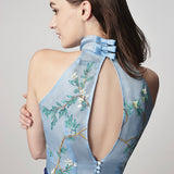 Hand Painted Silk Organza Top