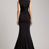 V-Neck Waistcoat in Black