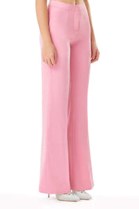 Wide Leg Trousers in Cashmere Pink