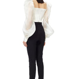 High Waisted Trousers in Black