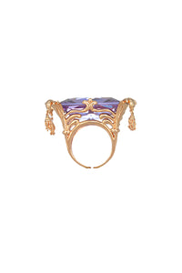 Marie Louise Pillow Ring in Lavender