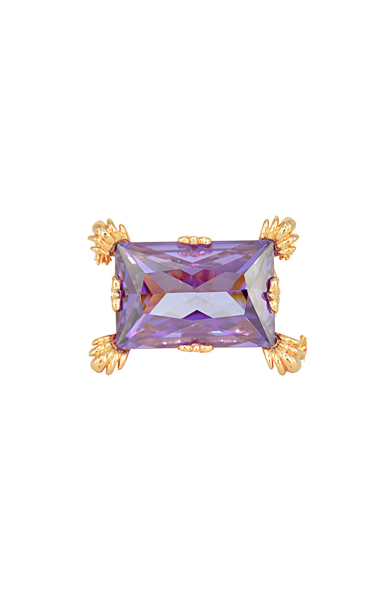 Marie Louise Pillow Ring in Lavender