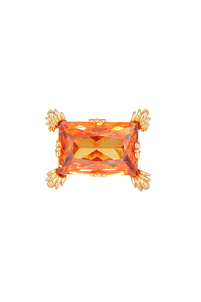 Marie Louise Pillow Ring in Light Champagne