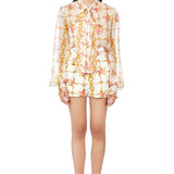 Printed High Waisted Shorts