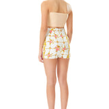 Printed High Waisted Shorts