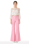 Wide Leg Trousers in Cashmere Pink